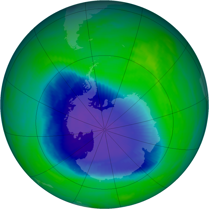Ozone Map 1990-10-31